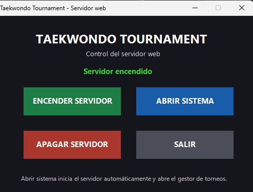 Launcher para encender y apagar el servidor